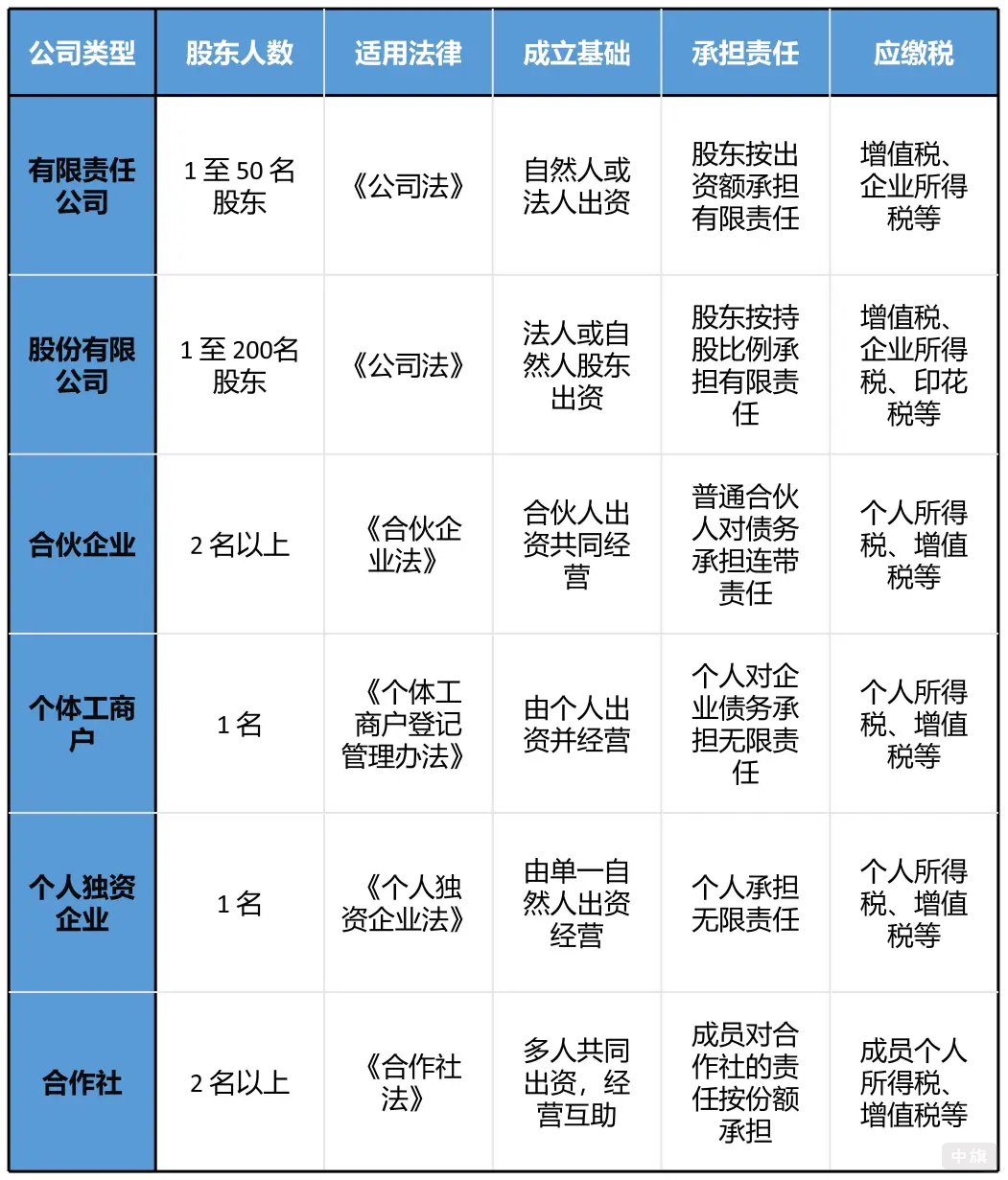 現在的企業類型 現在的企業類型